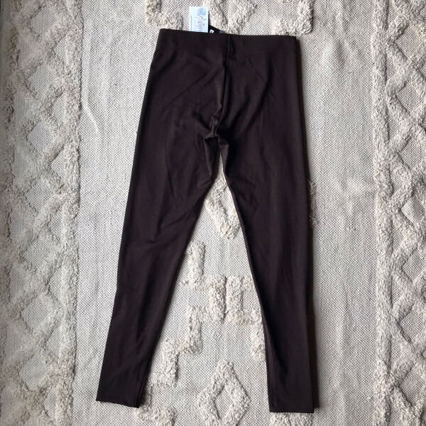 New Woolworths Brown Pin-tucked Tights/Leggings with Exposed Ankle Zip -  Artefacts Emporium