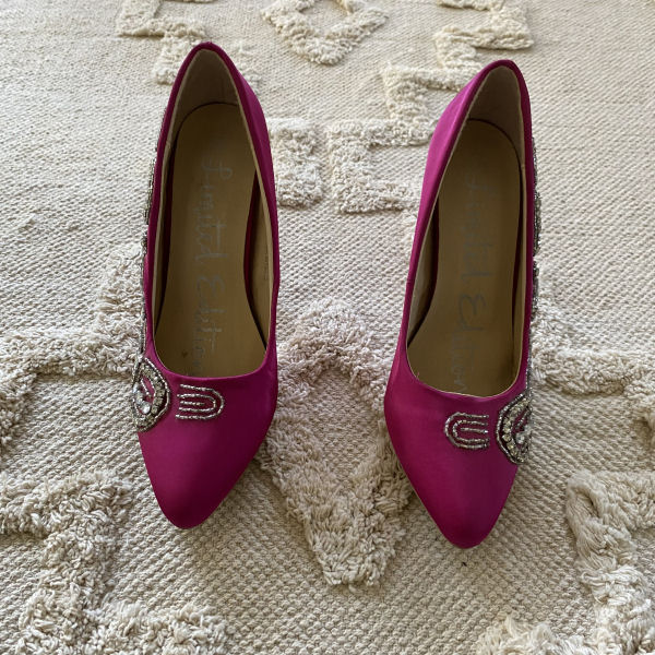 Pre-loved Mr. Price Limited Edition Fuchsia Pin Embellished Pointed Toe ...