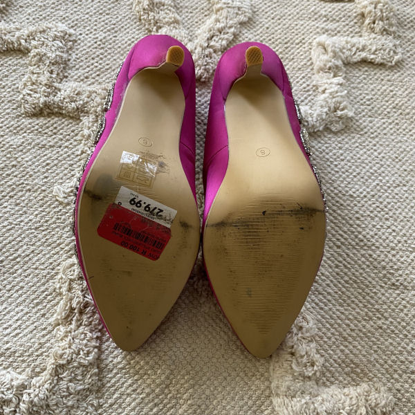 Pre-loved Mr. Price Limited Edition Fuchsia Pin Embellished Pointed Toe ...